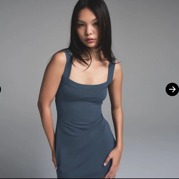 SKIMS Outdoor Corset Mini Dress XS in Indigo!! - NWT - Picture 8 of 8